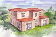 Haus aktueller Entwurf f�r La Casa Berlin