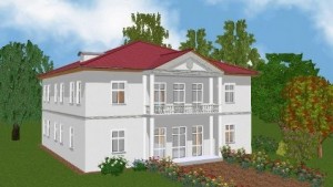 Villa nach Palladio - Entwurf P 14